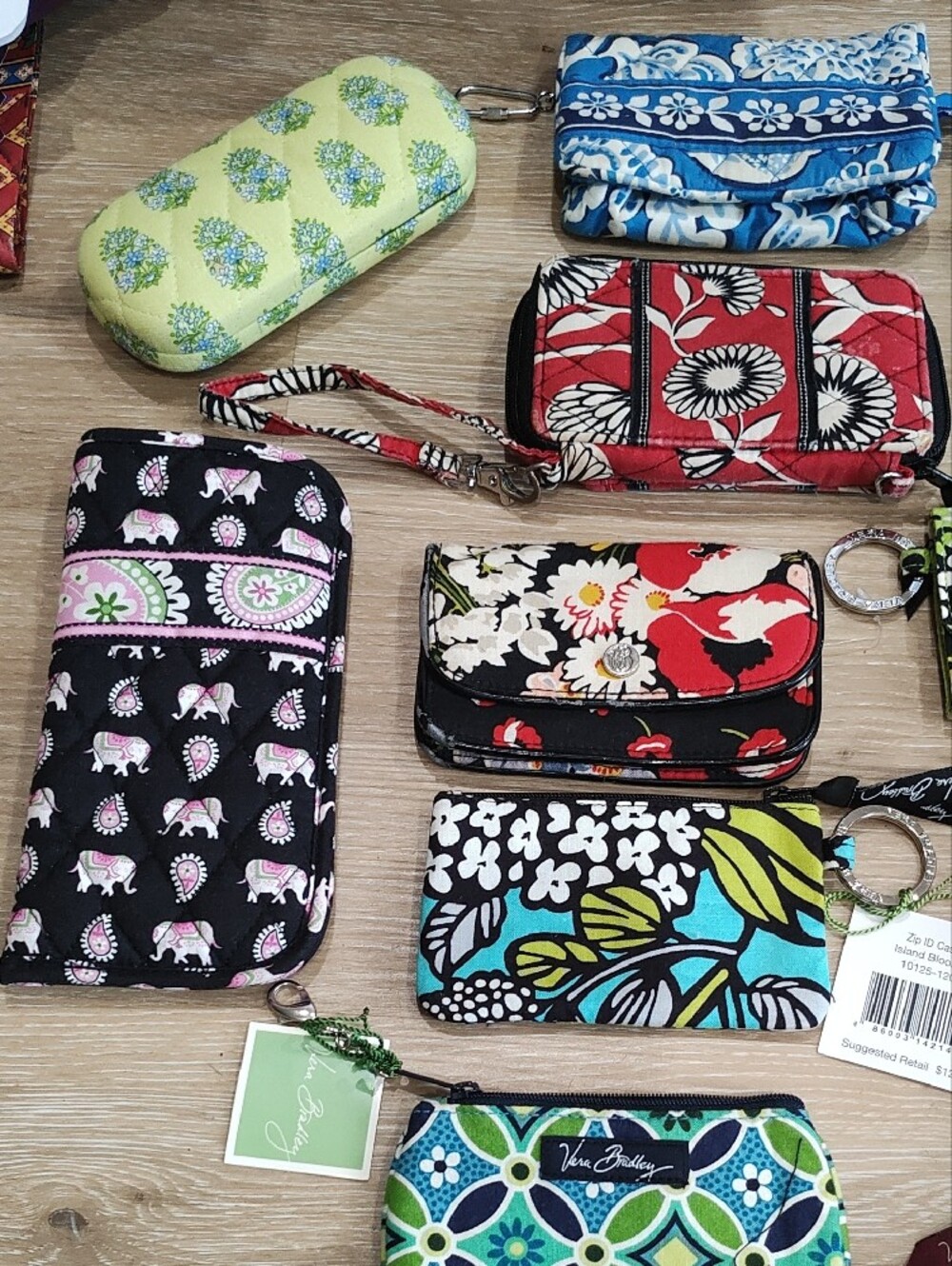 Vera Bradley Small Zip Pouch - Multicolor Paisley (14) - Picture 4 of 6